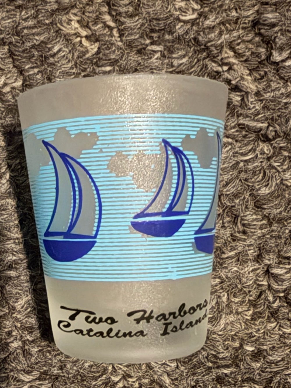 Two harbors Catalina island shot glass